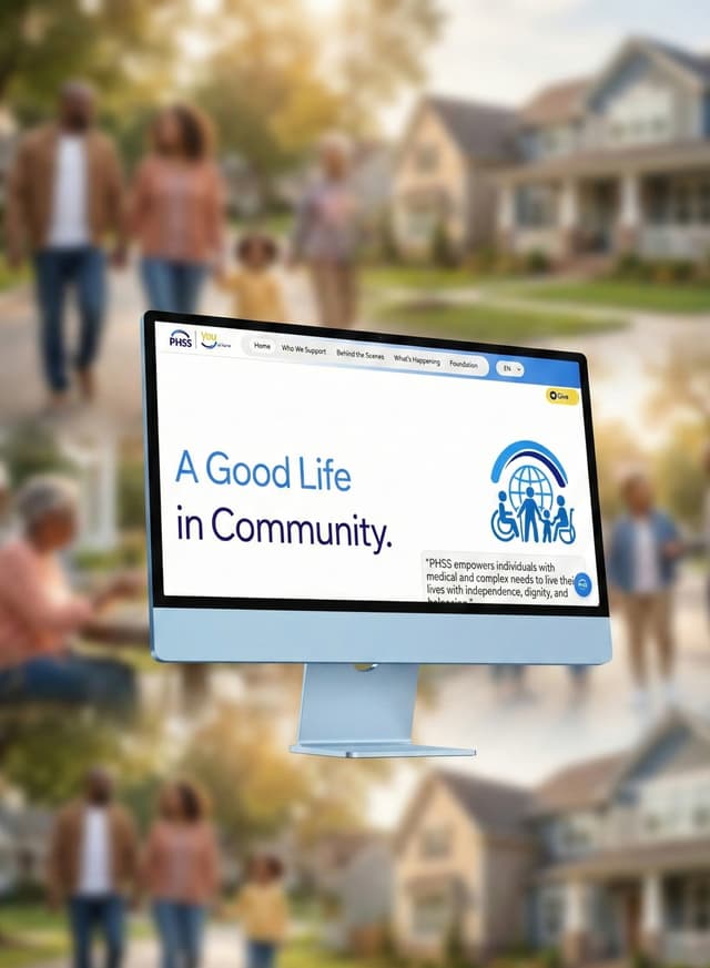 PHSS Support Services website