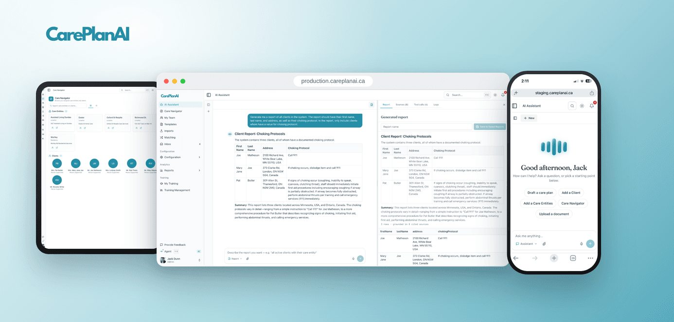 CarePlan AI platform features overview